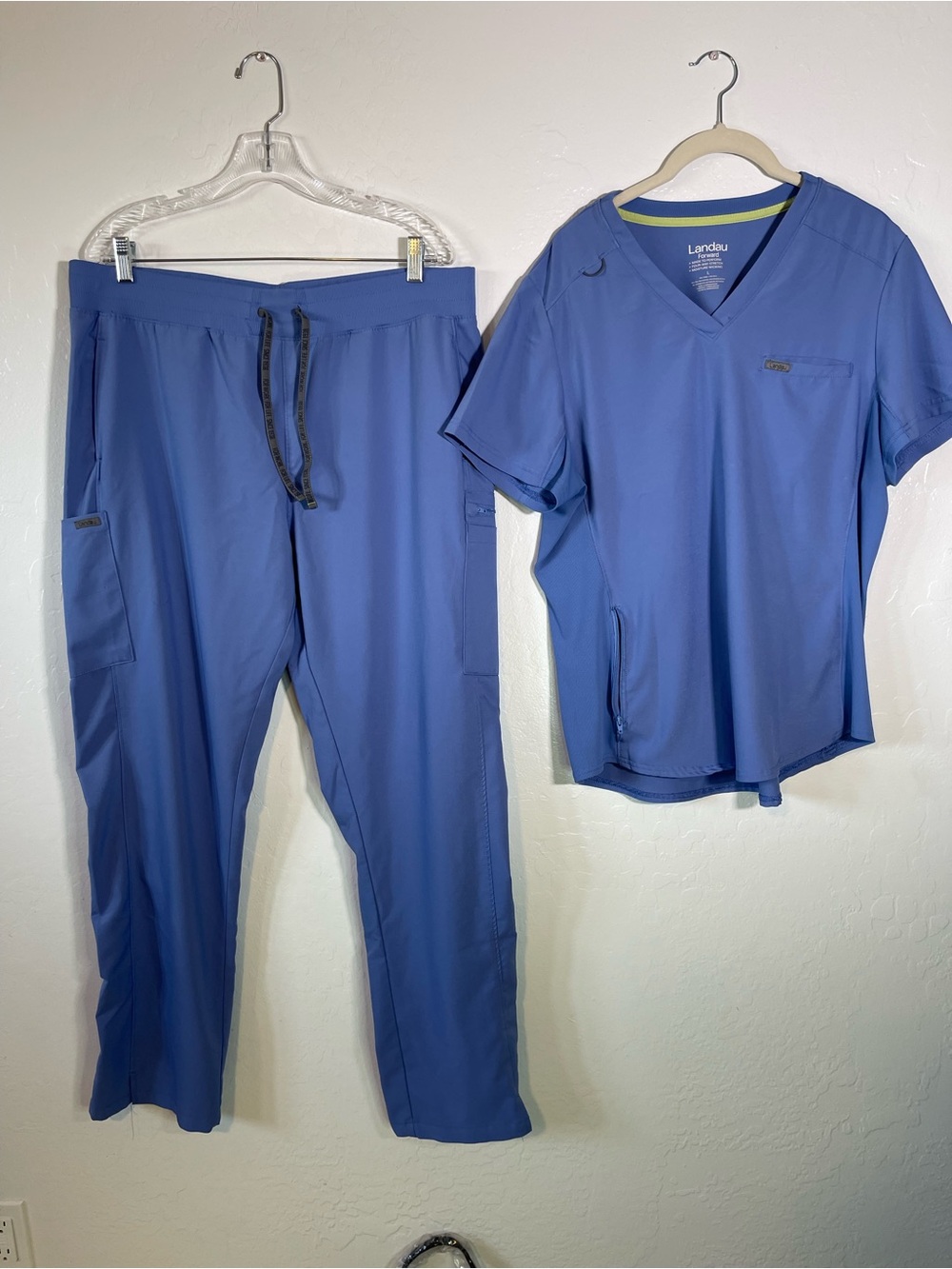Landau Medical Scrub Set in celi blue